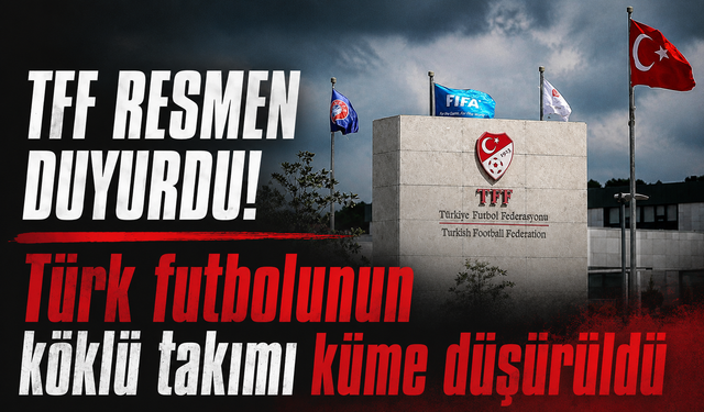 TFF resmen duyurdu: Altınordu küme düşürüldü