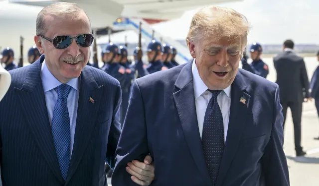 Cumhurbaşkanı Erdoğan karşıladı! ABD Başkanı Trump Ankara'da