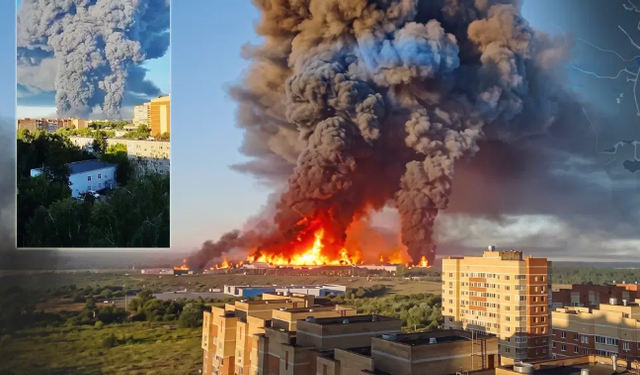 Ukrayna İHA'ları Moskova'yı vurdu!