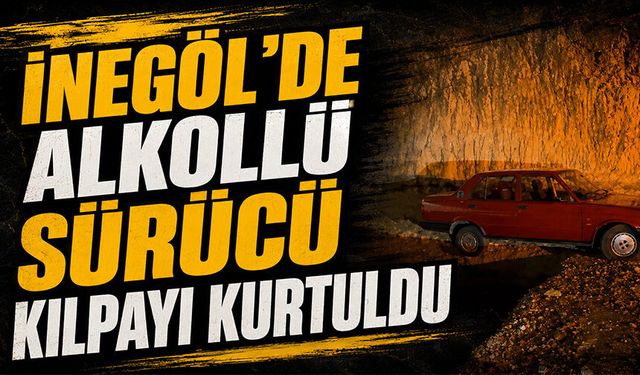 Bursa İnegöl'de alkollü sürücü kılpayı kurtuldu