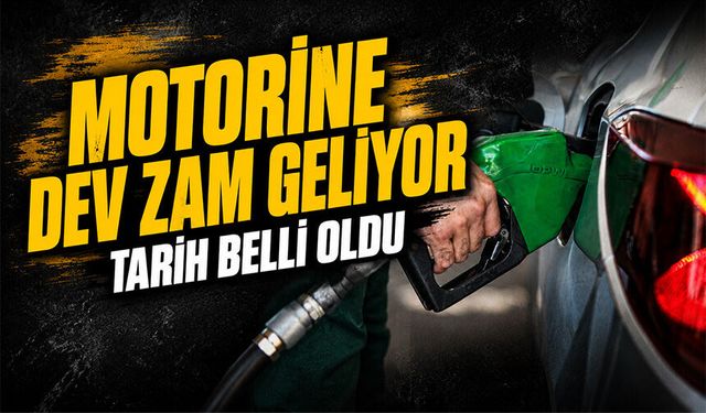 Motorine dev zam geliyor: Tarih belli oldu