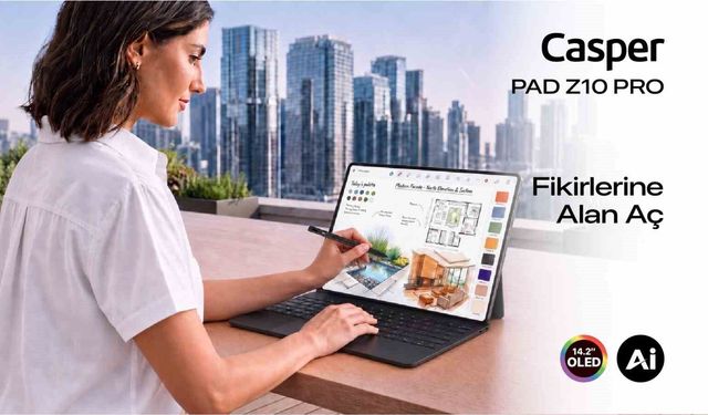 Casper’dan laptop gibi tablet: Casper PAD Z10 Pro