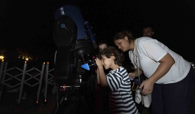 Mersinliler Perseid Meteor Yağmurunu Darısekisi’nde izledi