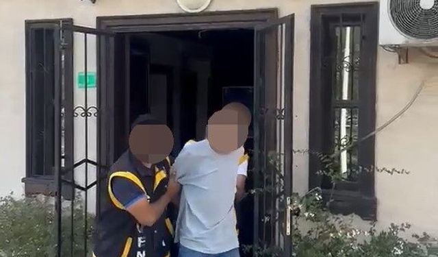 Polise yakalanmamak için saçını kazıttı, yine kaçamadı!