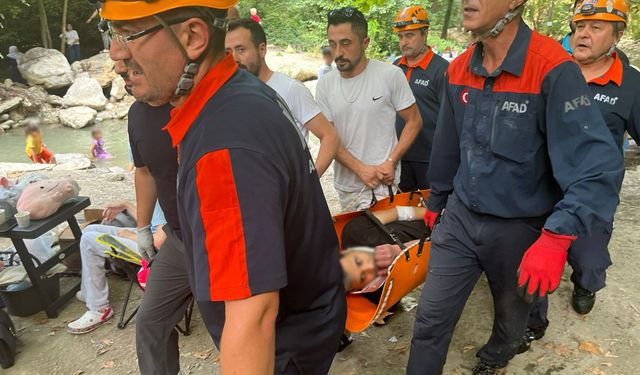 Bursa'da orman yürüyüşü az kalsın canından ediyordu! Dere yatağındaki o korkunç olay...