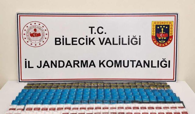 Bilecik'te kaçak sigara operasyonu: 4 bin 120 adet ele geçirildi