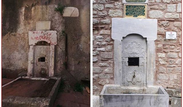Fatih Belediyesi tarihî çeşmeleri birer birer ayağa kaldırıyor