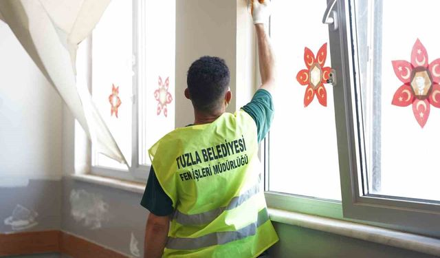 Tuzla'da okullar yeni eğitim-öğretim dönemine hazırlanıyor