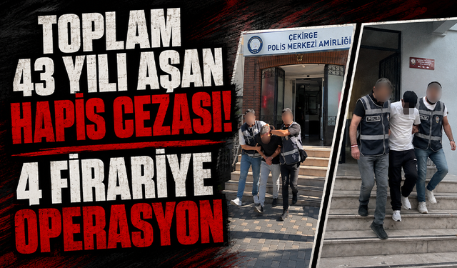 Bursa'da kesinleşmiş hapis cezası bulunan 4 şahıs yakalandı