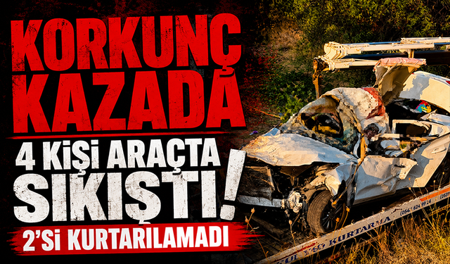 Afyonkarahisar’da feci kaza: 2 ölü, 2 yaralı