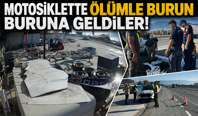 Bursa Orhangazi'de motosikletteki 2 kişi ölümden döndü