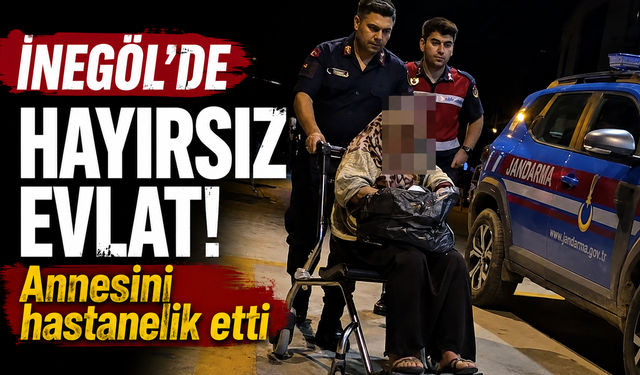 Bursa İnegöl'de hayırsız evlat annesini hastanelik etti