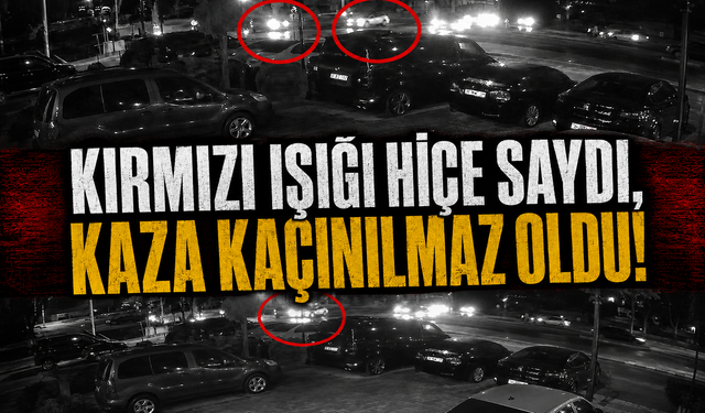 Bursa Yıldırım'da kırmızı ışık ihlali kazayı getirdi!