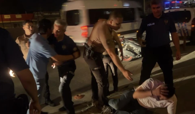 Bursa'da temassız faul güldürdü! Kimse dokunmadı, kendini yere bıraktı