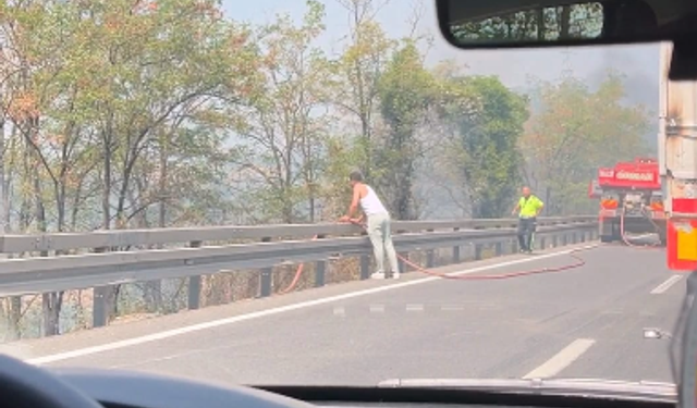 Bursa Kestel'de orman yangını alarmı! Çok sayıda ekip sevk edildi
