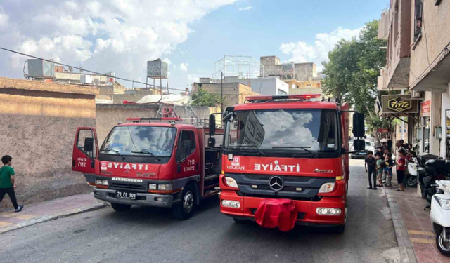 Kilis’te metruk evde yangın