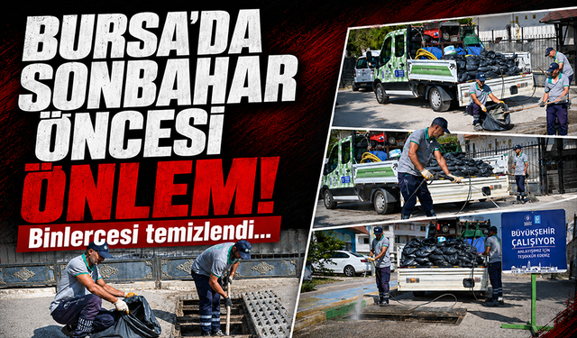 Büyükşehir'den altyapıya bahar temizliği