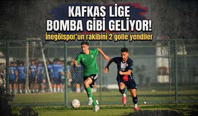 Kafkas lige bomba gibi geliyor! İnegölspor'un rakibini 2 golle yendiler