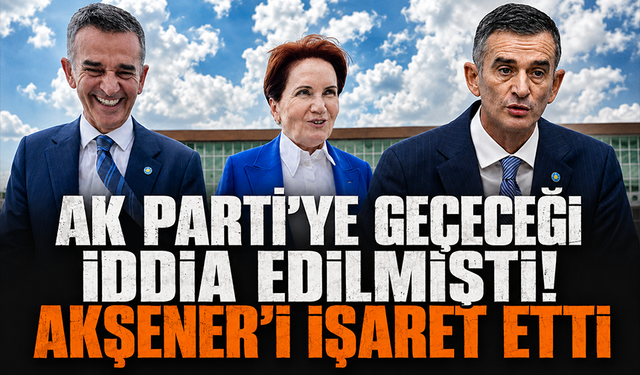 AK Parti'ye geçeceği konuşuluyordu! Ümit Dikbayır, Meral Akşener'i işaret etti