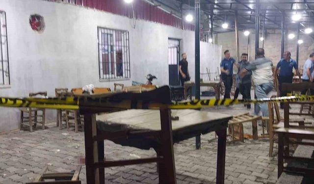 Kahvehaneye silahlı saldırı: 1 ölü, 4 yaralı
