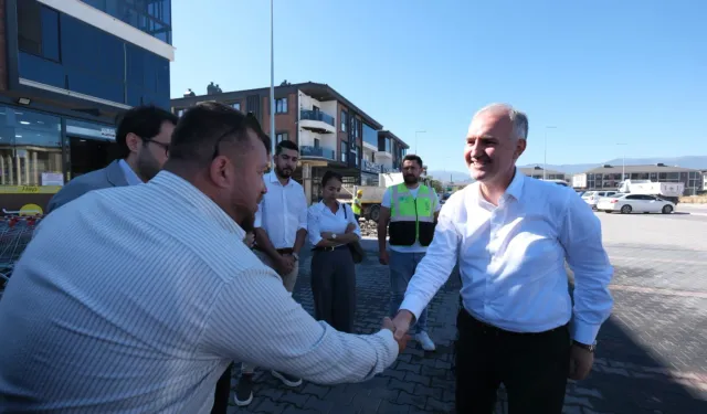 İnegöl Kozluca Bulvarı'nda asfalt kaplama çalışması başladı!