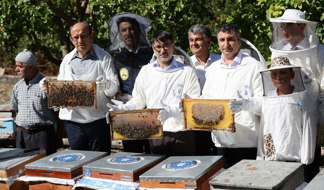 Büyükşehir'den arı yetiştiricilerine kovan desteği