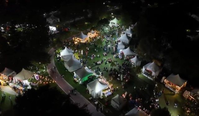 Bursa Gastronomi Festivali'nde akşam yoğunluğu