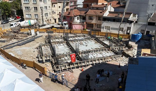 Bursa İnegöl'de Boşnak Camii için temel atma töreni düzenlendi