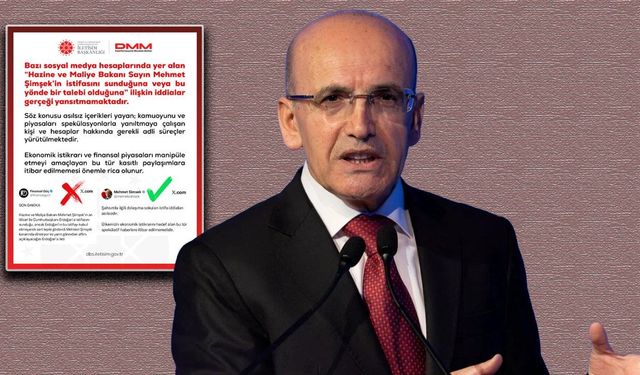 Hazine ve Maliye Bakanı Şimşek'ten 'istifa' iddialarına sert cevap!