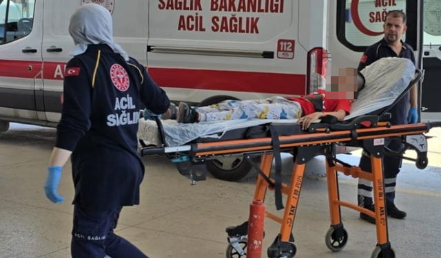 İnegöl Cerrah'ta köpekten kaçan çocuğa araç çarptı: 1 yaralı