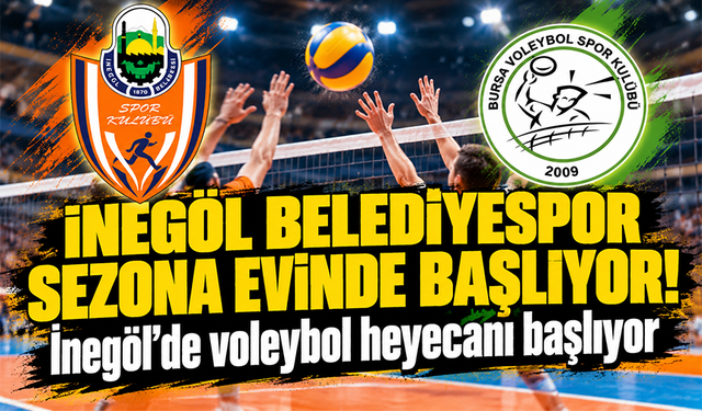 İnegöl Belediyespor voleybol takımı sezonu İnegöl’de açıyor