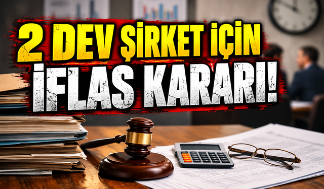 Çelik yapı ve ilaç sektörlerinde üç şirket hakkında iflas kararı