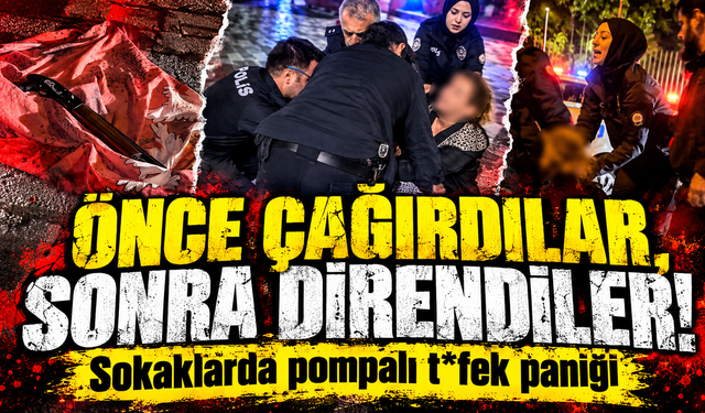 Bursa'da önce polisi çağırdılar, sonra ekiplere direndiler