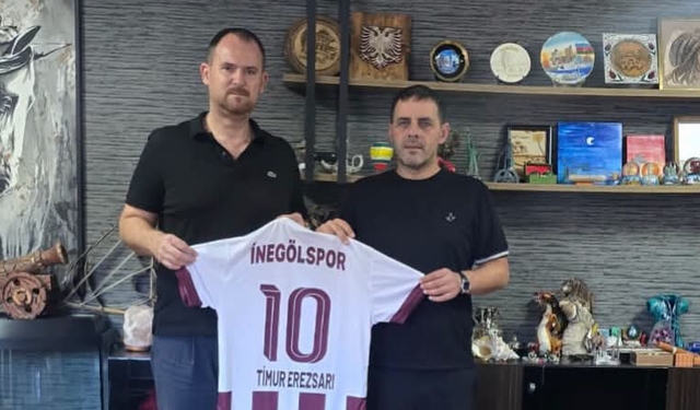 Timur Erezsarı’dan İnegölspor’a destek!