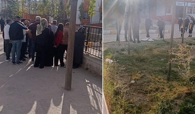 Korku dolu anlar! Kız öğrenci okula pompalı t*fekle geldi
