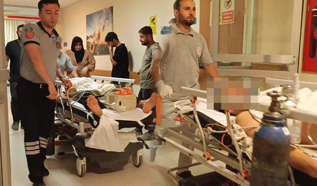 Bursa İnegöl’de 18 yaşındaki işçi hastaneye kaldırıldı