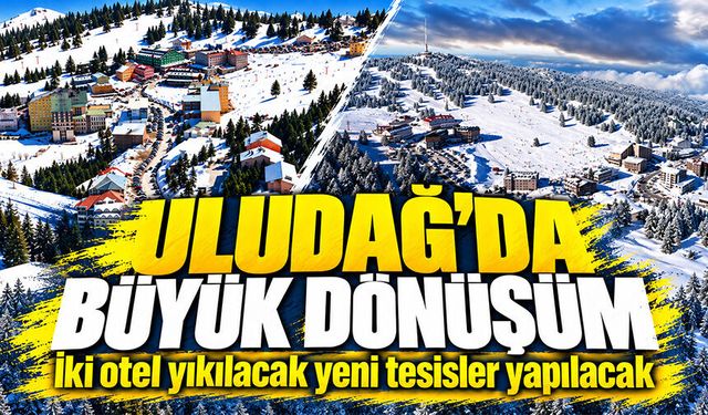 Uludağ'a 190 bin metrekarelik spor alanı inşa edilecek