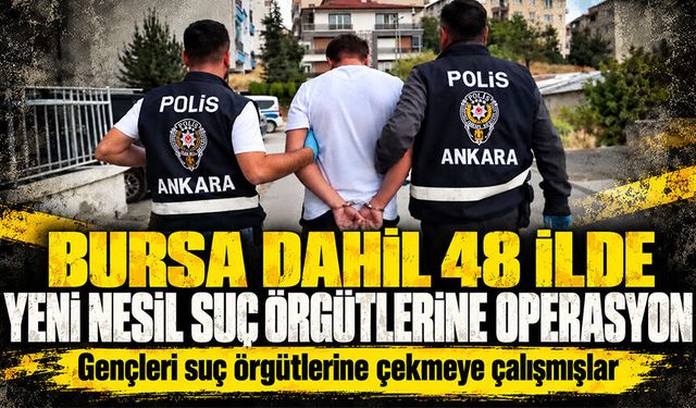 Yeni nesil suç örgütlerine operasyon: 1008 şüpheliye gözaltı