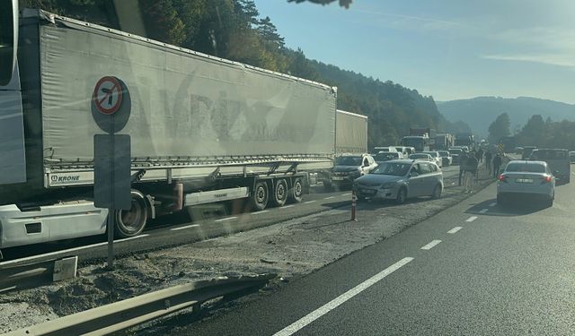 Bursa yolunda sürücüleri şoke eden görüntü! Saniyeler içinde karşı şeride geçtiler
