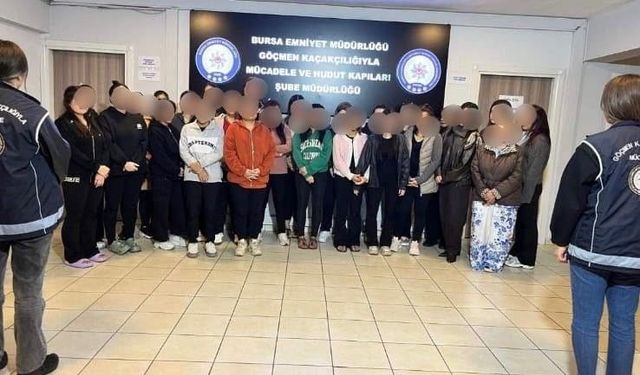 Bursa'da kaçak masör operasyonu: 26 kadın sınır dışı edilecek