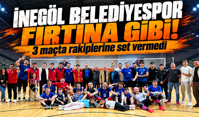 İnegöl Belediyespor Dolu Dizgin Yola Devam Ediyor