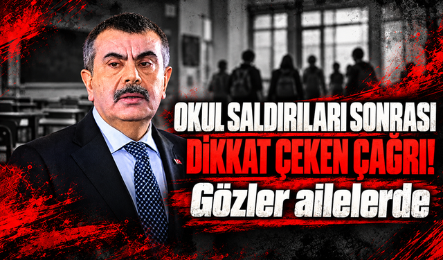 Bakan Yusuf Tekin'den okul saldırılarına ilişkin açıklama: Ailelere çağrıda bulundu