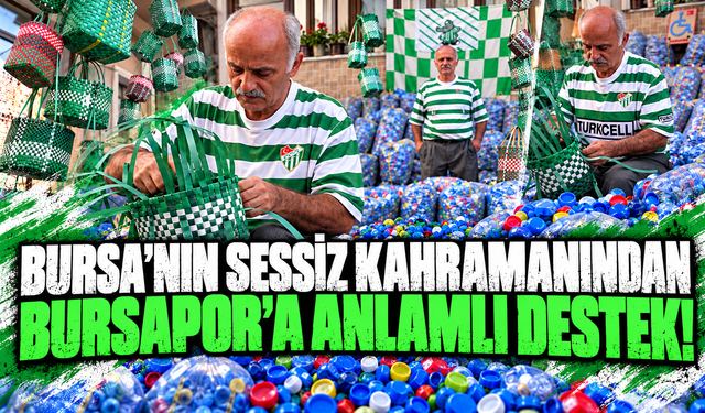 Bursa'nın sessiz kahramanı bu kez Bursaspor için kapak topluyor