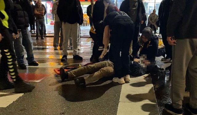 Bursa İnegöl'de motosiklet yaya çarptı: 2 yaralı
