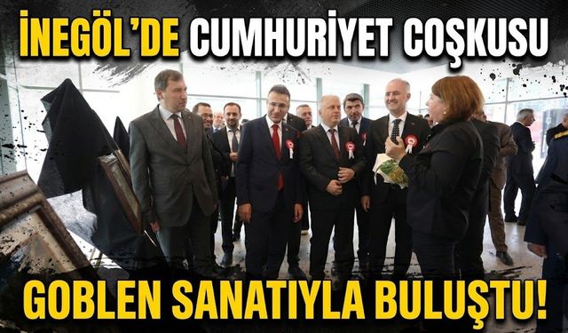 İnegöl’de Cumhuriyet coşkusu Goblen sanatıyla buluştu!