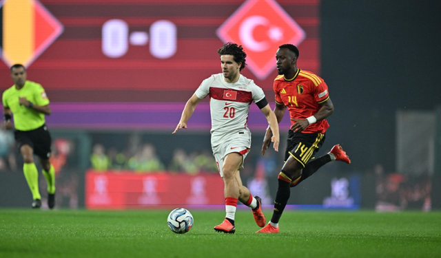 A Milli Futbol Takımımız, Belçika'ya kaybetti