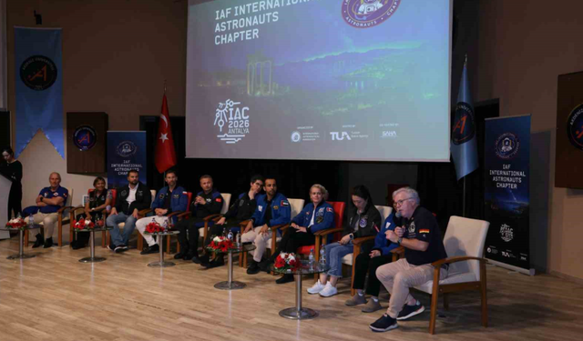 Dünyanın dört bir yanından astronotlar "IAC 2026" için Türkiye’de buluştu