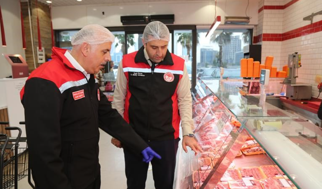 Bursa’da 220 işletmeye eş zamanlı et denetimi