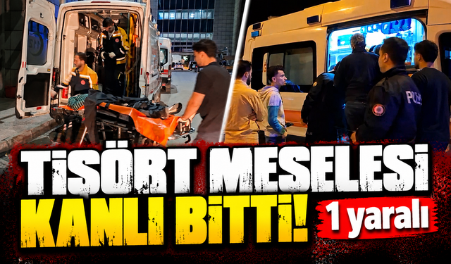 Bursa Yıldırım'da tişört kavgası kanlı bitti: 1 kişi bıçaklandı
