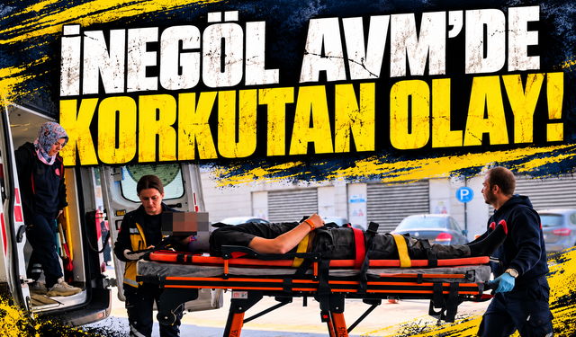 İnegöl'de işçi merdivenden düştü